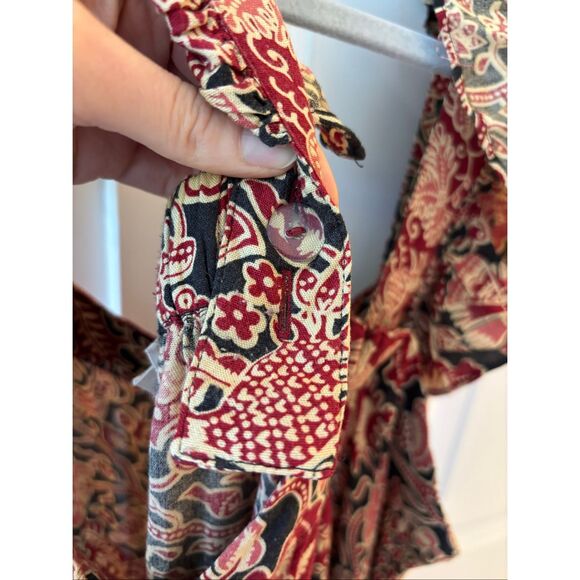 Anthropologie Love the Label Long Maxi Sam Jaipur Paisley, $275 Med E23 - Picture 7 of 10